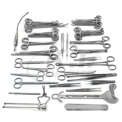 161-piece stainless steel major surgical instrument set for general surgery