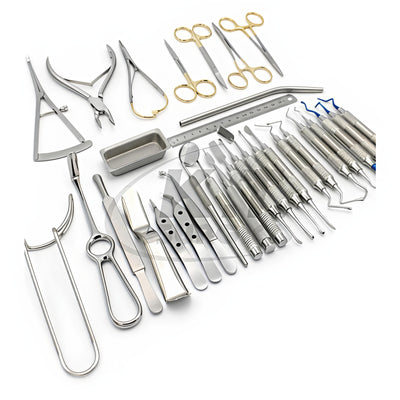 33 PCS Dental Periodontal Instruments Set – Surgical Dental Instruments