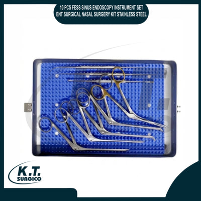 FESS sinus endoscopy instrument set ENT nasal surgery kit