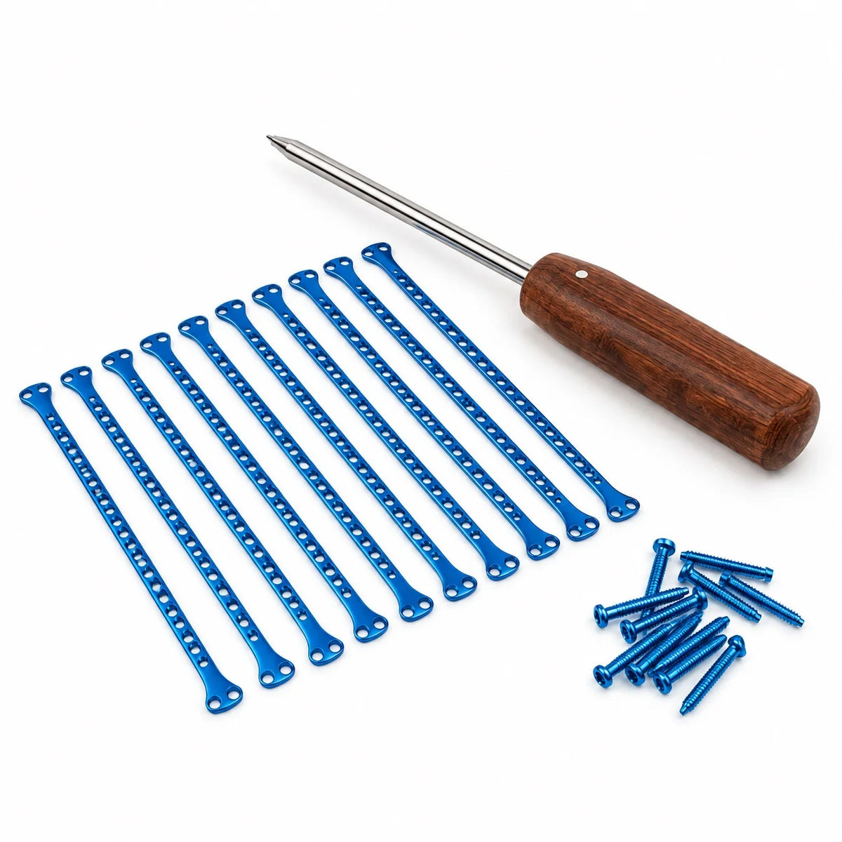 1.5mm Double T-Head Locking Veterinary Plate Set – Stainless Steel Orthopedic Implants