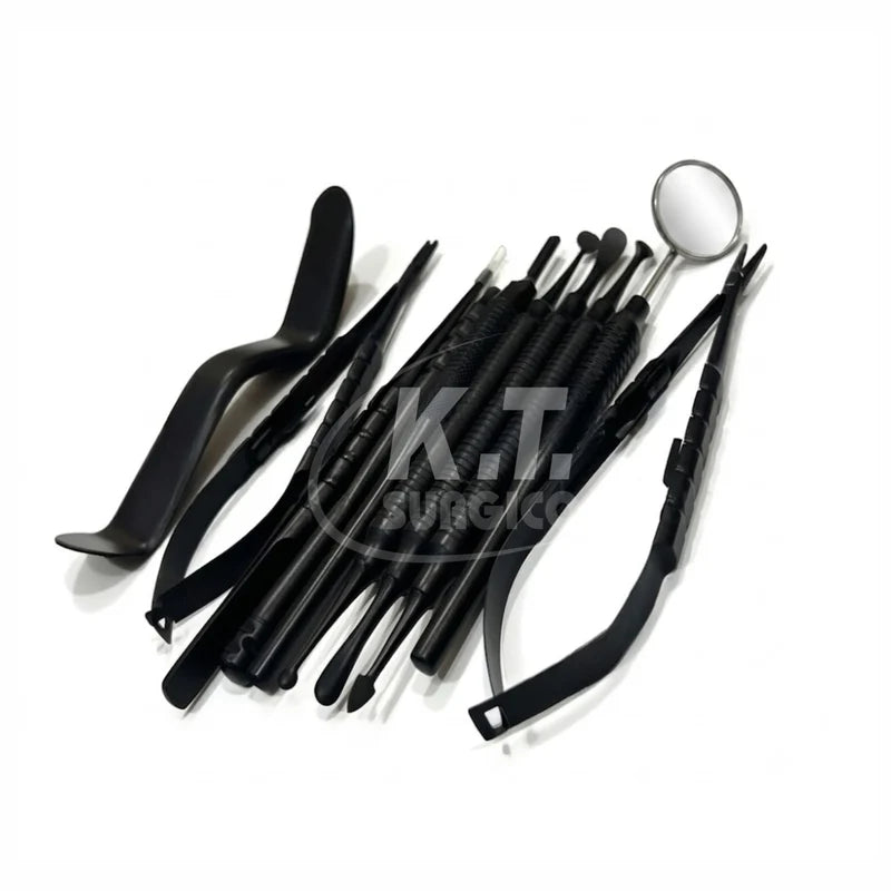 10-Piece Dental Micro Oral Surgery Instrument Set – Stainless Steel Dental Surgical Instruments