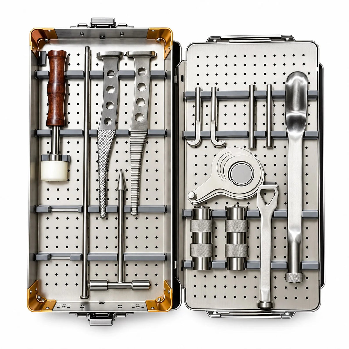 14-Piece Austin Moore Orthopedic Instrument Set – Stainless Steel