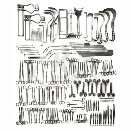 Stainless Steel Laparotomy Surgical Instrument Kit for Abdominal Procedures