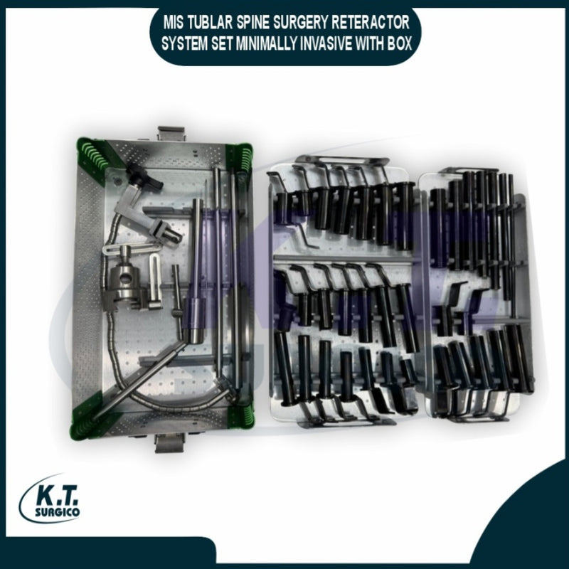 Minimally Invasive MIS Tubular Spine Retractor System Set