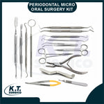 Periodontal micro oral surgery instrument kit