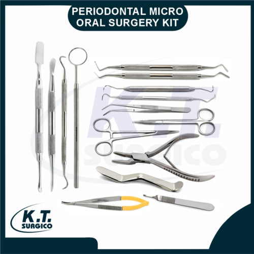 Periodontal micro oral surgery instrument kit