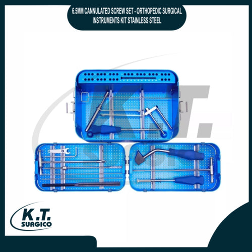 6.5mm cannulated screw instrument set stainless steel