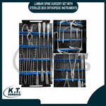 Lumbar Spine Surgery Set with Sterilize Box for Spinal Procedures