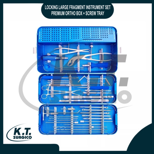 Locking Large Fragment Instrument Set for Orthopedic Trauma Surgery