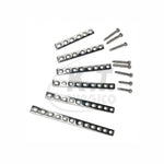 50-Piece Small DCP Plate & 3.5mm Cortical Screw Set – Stainless Steel Orthopedic Implants for Bone Fracture Fixation