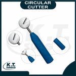 Rib reconstruction locking plate instrument set with titanium plates and surgical tools for thoracic fixation.