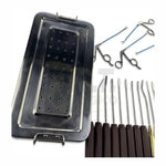 22-Piece Endoscopic Face Lift Surgery Instrument Set – German Stainless Steel Plastic Surgery Surgical Instruments