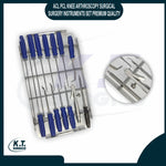 ACL PCL Knee Arthroscopy Instrument Set – Stainless Steel Tool Kit (3 Plates)