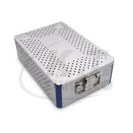 2-Layer Aluminum Sterilization Tray Case – Surgical Instrument Storage & Sterilization Box