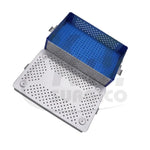 2-Layer Aluminum Sterilization Tray Case – Surgical Instrument Storage & Sterilization Box