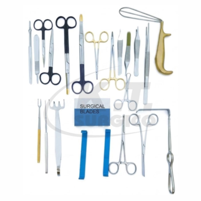 21-Piece Face Lift Surgical Instrument Set – Plastic & Cosmetic Surgery Instruments