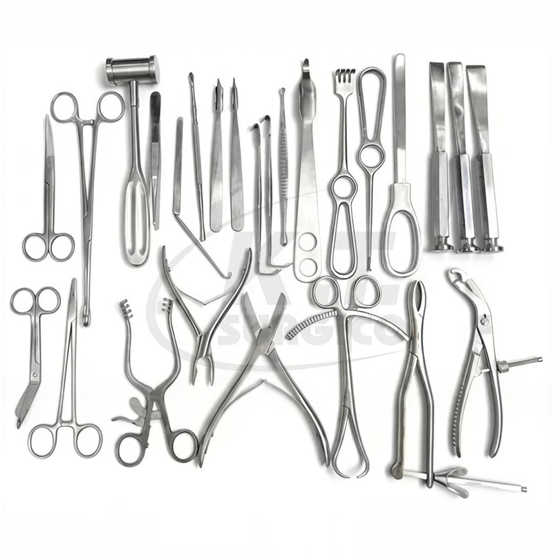 25-Piece Basic Orthopedic Surgery Instrument Set – Stainless Steel Surgical Instruments for Orthopedic Procedures