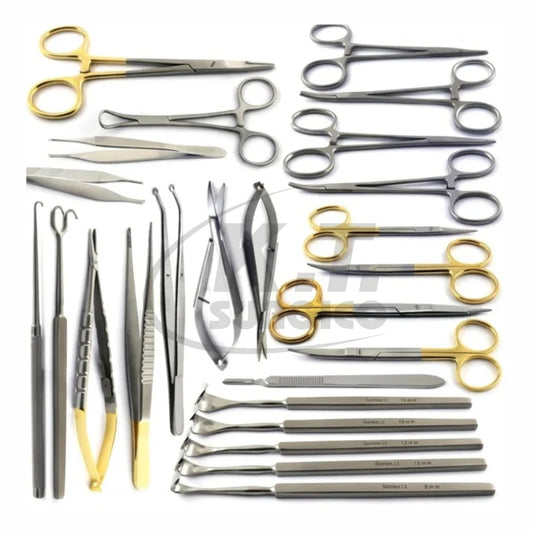 25 Piece Blepharoplasty Surgery Instrument Set for Eyelid Surgery