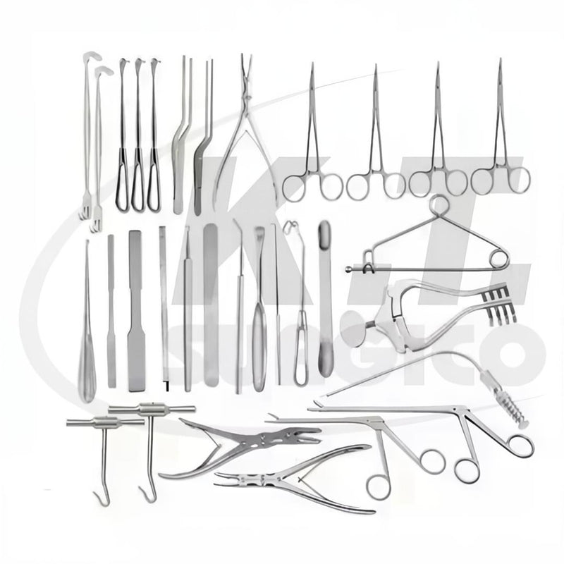 32 Pcs Neuro Craniotomy Instrument Set – Neurosurgical Instruments for Brain Surgery