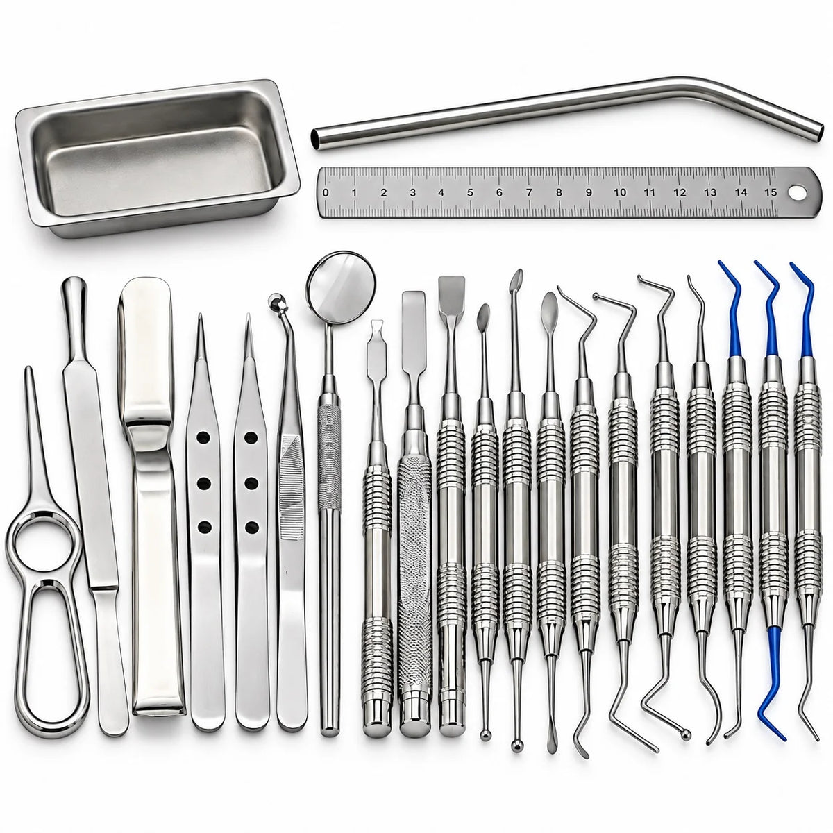 33 PCS Dental Periodontal Instruments Set – Surgical, Dental Implant & Orthodontic Instruments