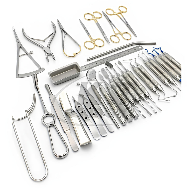 33 PCS Dental Periodontal Instruments Set – Surgical, Dental Implant & Orthodontic Instruments