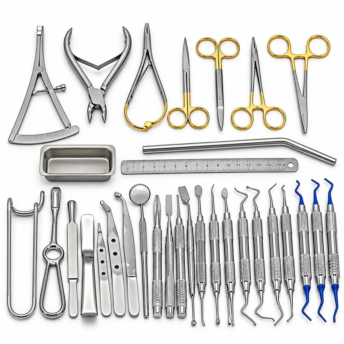 33 Pcs Dental Periodontal Instruments Set – Implant & Orthodontic Instruments