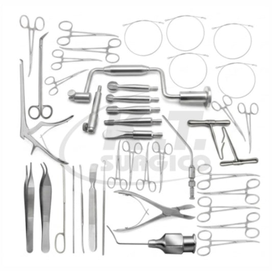 42 Piece Craniotomy & Spine Surgery Instrument Set for Neurosurgery