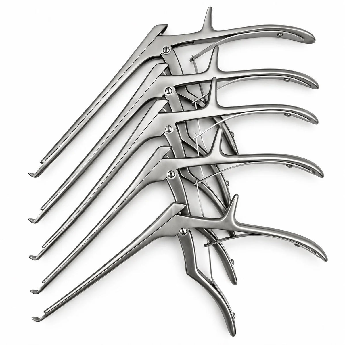 Kerrison rongeur set 8 inch for cervical spine surgery, 1–5mm