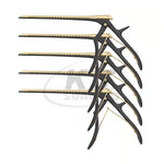 5 Pcs Gold and Black Coated Kerrison Rongeurs – Spine Surgery & Orthopedic Instruments