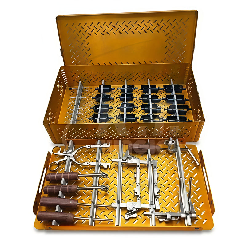 ACD Cervical Retractor Set – Stainless Steel Orthopedic Surgical Instruments for Anterior Cervical Spine Surgery, Black Belt