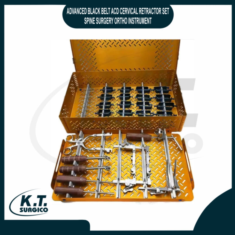 ACD Cervical Retractor Set – Advanced Black Belt Spine Surgery Orthopedic Instruments