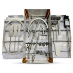 Abdominal Surgical Retractor Set with Sterilization Box – Stainless Steel Surgical Instruments for Abdominal & General Surgery