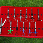 12 PCS Dental Anesthetic Syringe Set – Stainless Steel Dental Instruments