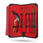 Black coated Interlaminar Kerrison rotating rongeur set for spine surgery