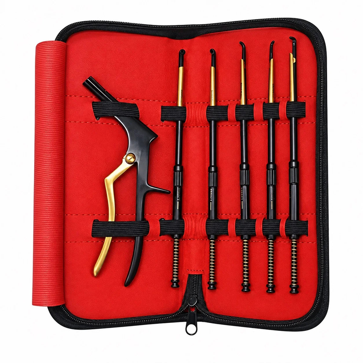 Black Coated Interlaminar Kerrison Rotating Rongeur Set – Spine Surgery Instruments
