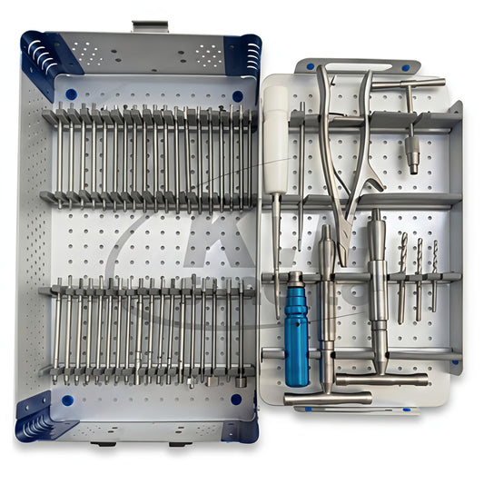 Broken screw removal set for orthopedic surgery