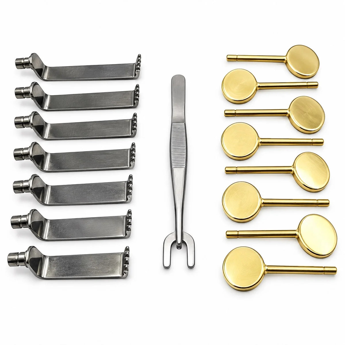 Caspar Lumbar Discectomy Retractor Set with Container – Stainless Steel Neurosurgical Instruments for Lumbar Spine Surgery