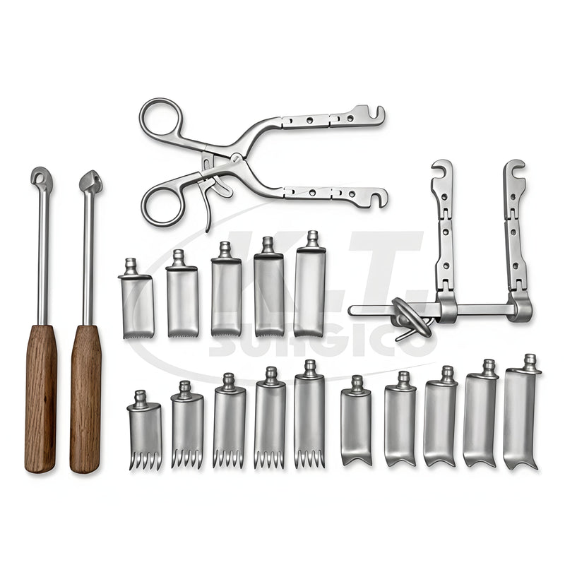Caspar Cervical Spine Retractor Set – Stainless Steel Neurosurgical Instruments for Cervical Spine Surgery
