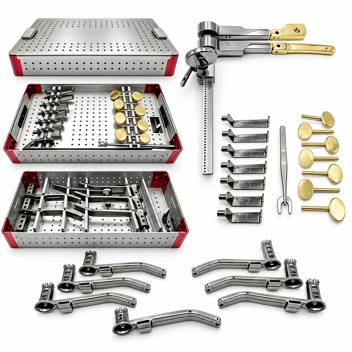 Caspar Lumbar Discectomy Retractor Set – Stainless Steel Spine Instruments
