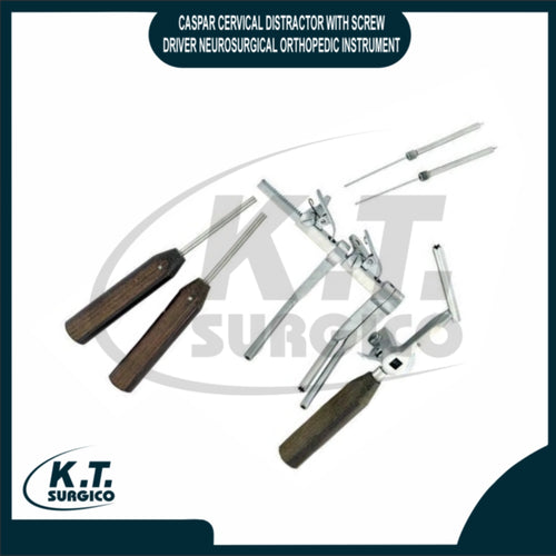 Caspar cervical distractor with screw driver