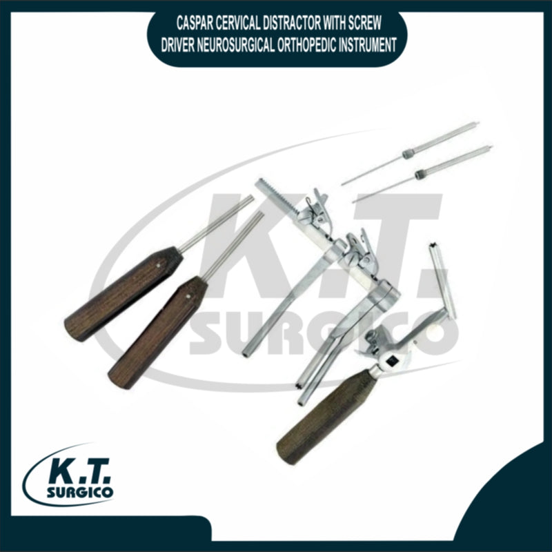 Caspar Cervical Distractor With Screw Driver Neurosurgical Orthopedic Instrument