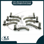Caspar lumbar discectomy retractor set with container
