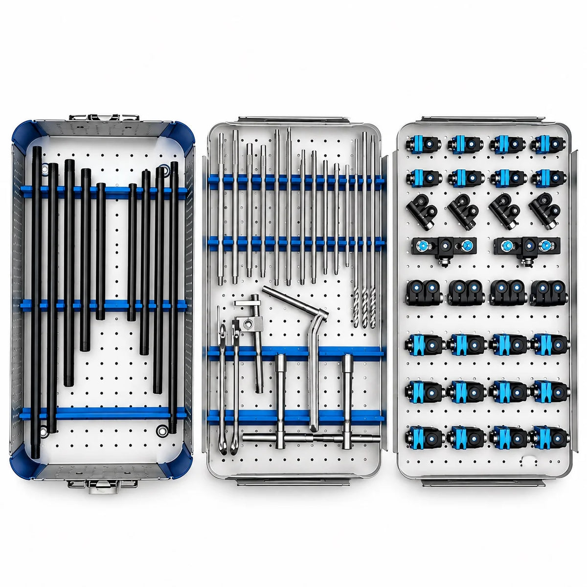 External Fixation System with Carbon Rods & Clamps – Orthopedic Instruments