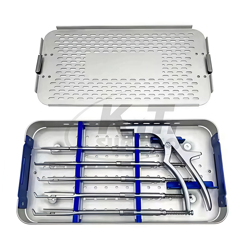Interlaminar Kerrison Rotating Rongeur Set – Spine Surgery Orthopedic Instruments