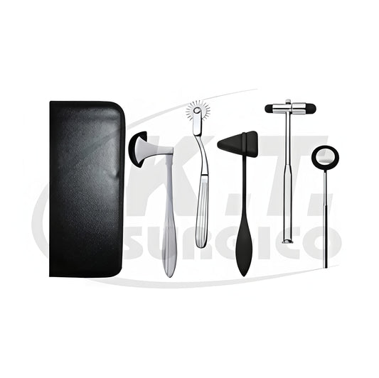 5 Piece Neurological Reflex Hammer Set for Neurological Examination