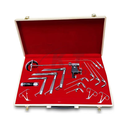 Pedestal Laryngoscope Set ENT Surgical Instruments for Micro Laryngeal Surgery