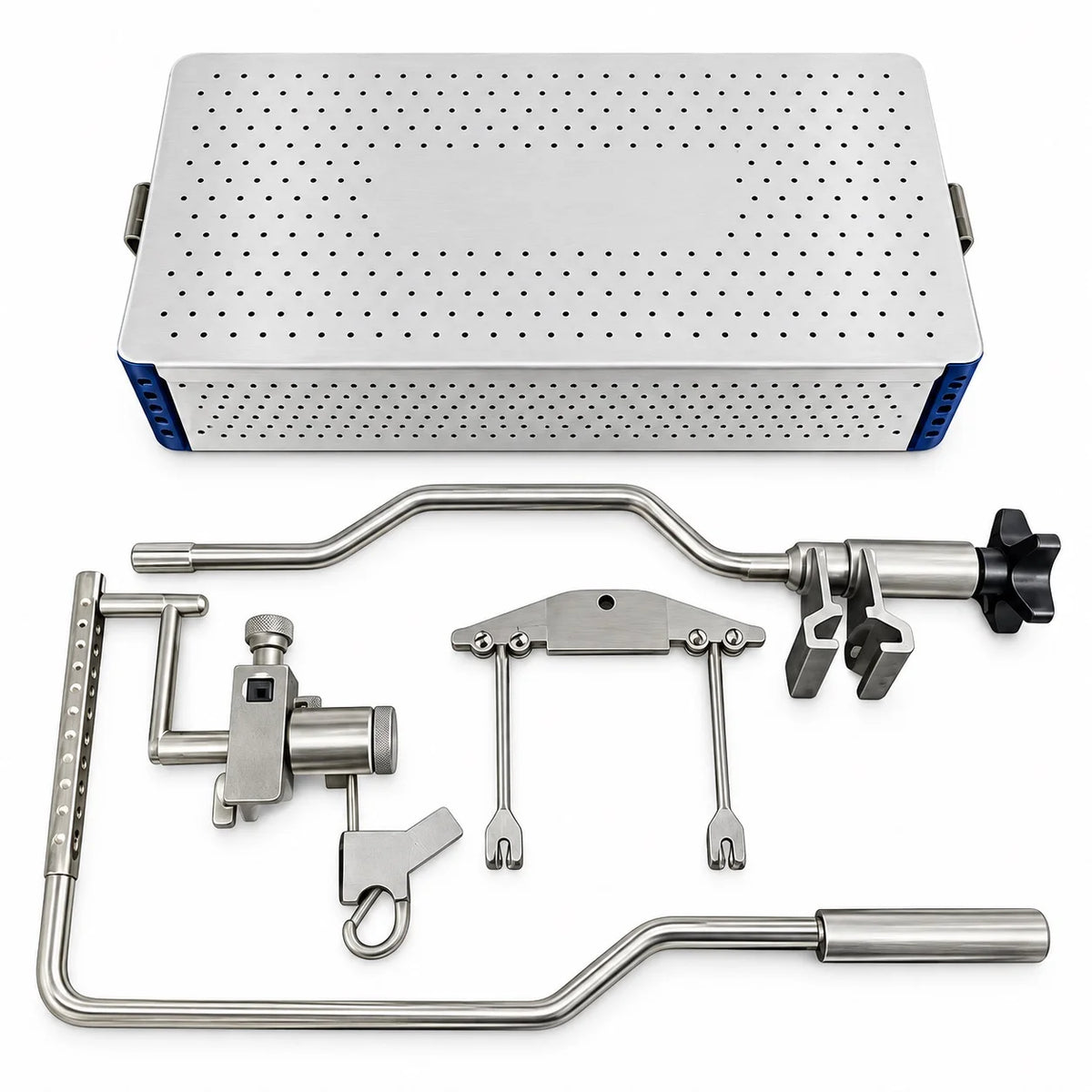 Rultract Skyhook retractor set for thoracic surgery