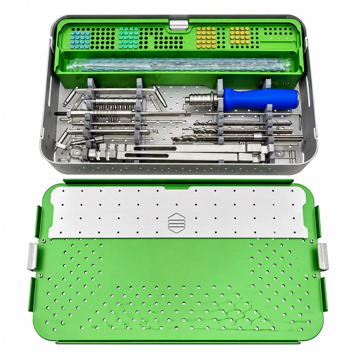 Veterinary titanium locking plate system for pet surgery