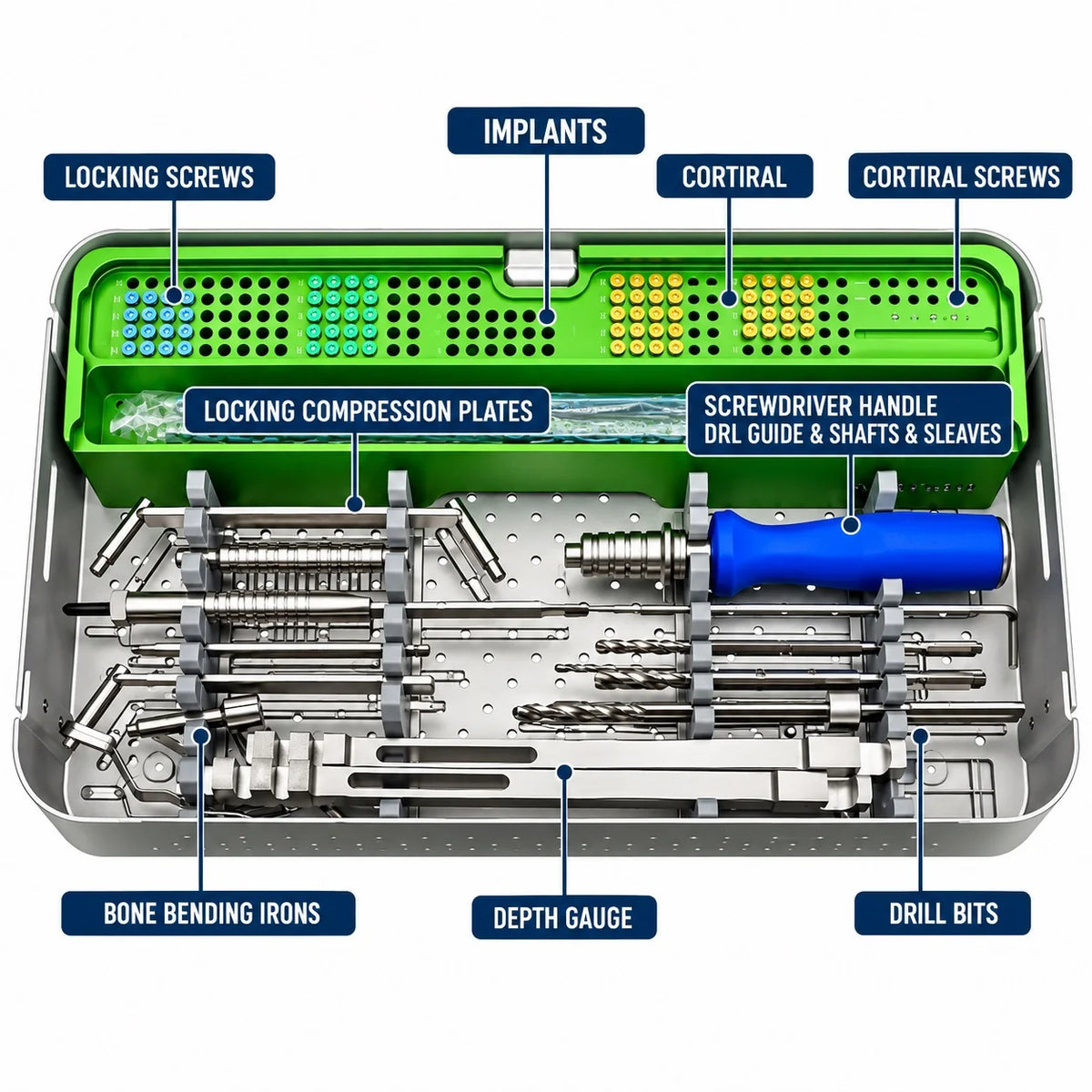 Veterinary Titanium Locking Plate System – Surgical Orthopedic Implants for Pet Surgery