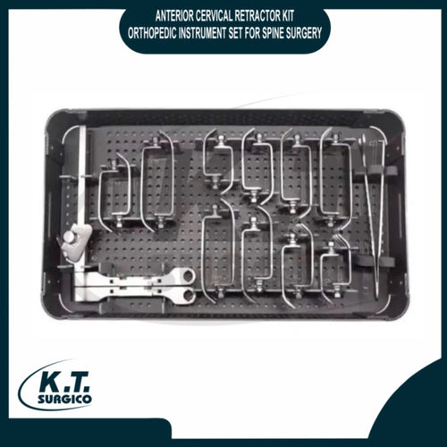 anterior cervical retractor kit spine surgery instruments